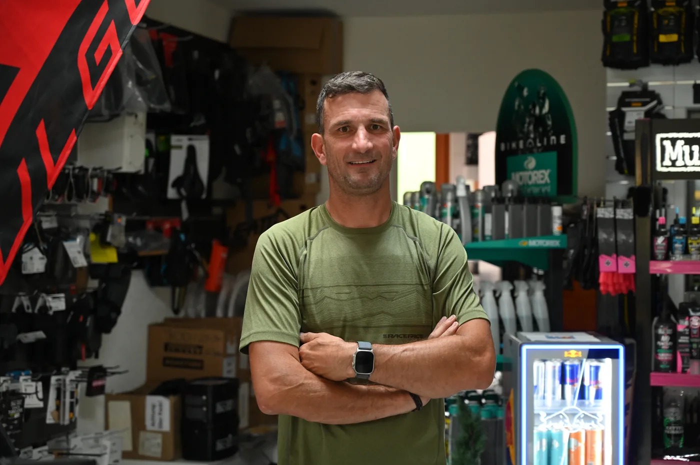 Portrait de Martin Raboud, fondateur de Raboudland-Bike